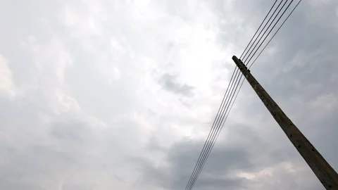 Timelapse of cloudy sky Stock Footage 137012293
