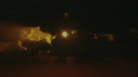 Timelapse cloudy sunset Vídeo Stock 11539484