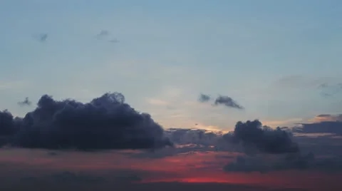 Timelapse cloudy sunset 스톡 동영상 11543843