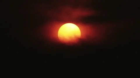 Timelapse cloudy sunset Stock-Footage 11543904