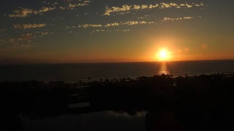 Timelapse Cloudy Sunset on Puerto Vallarta Vidéo 84950920