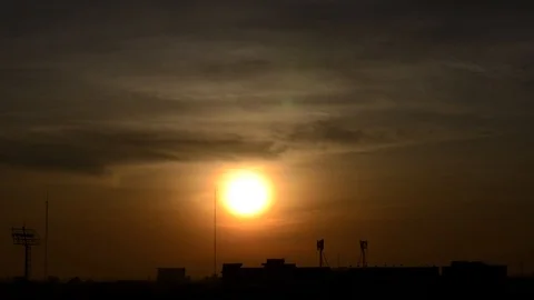  timelapse clound and sky in sunset. Stock Footage 90883372