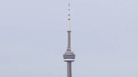 Timelapse of the CN Tower &amp; Dufferin Bridge Stock Footage 50056795