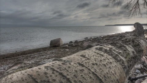 Timelapse of the coastline. Video stock 263729067
