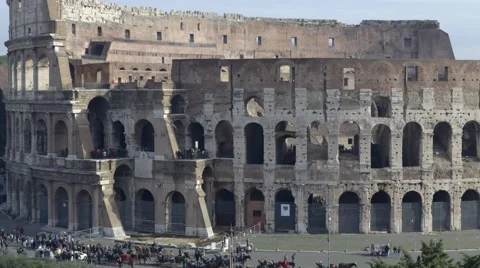 Timelapse Colloseum Close shot Stock-Footage 46717289