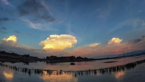 Timelapse of  colomunimbus cloud movement Stock-Footage 70151087
