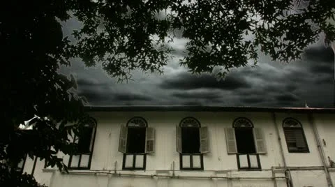 Timelapse colonial building Video stock 11591391