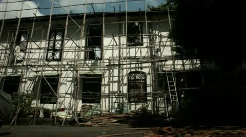 Timelapse colonial building Vídeo Stock 11610646