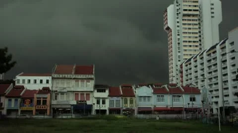 Timelapse colonial shops 스톡 동영상 11610204