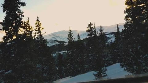 Timelapse of a Colorado Mountain as the sunsets 스톡 동영상 170739713