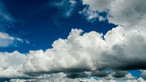 Timelapse colorful dramatic sky with cloud at sunset. Stock Footage 100457196