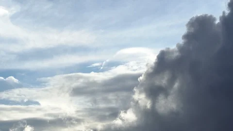 Timelapse colorful dramatic sky with cloud at Sunrise Stock Footage 105979882