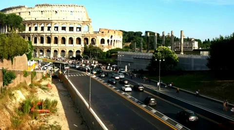 Timelapse Colosseum Stock Footage 28670356