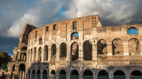 Timelapse of Colosseum in Rome during sunset Stock-Footage 44189879