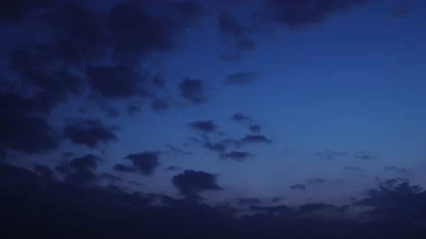 Timelapse of colourful night sky Video stock 130891939