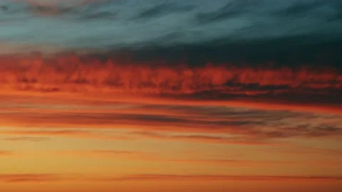 Timelapse of colourful sky at sunset Stock Footage 133341183