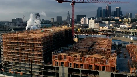 Timelapse construction of building Vídeo Stock 150775971
