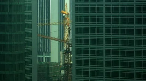 Timelapse construction cranes 스톡 동영상 11538147
