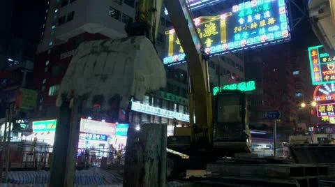 Timelapse construction vehicle 스톡 동영상 11548810