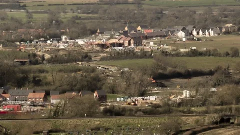 Timelapse of Contsruction Site Видео 127555863