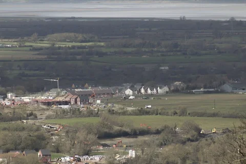 Timelapse of Contsruction Site Видео 127558734