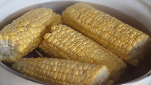 Timelapse with cooking corn Stock Footage 78937560