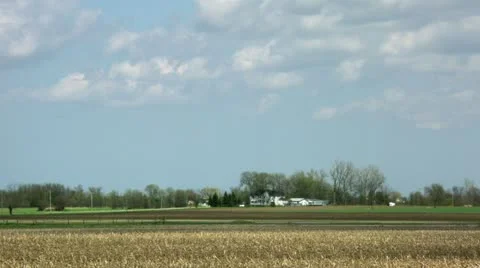 Timelapse cornfield landscape Stockbeeldmateriaal 11608190