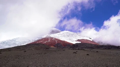 Timelapse Cotopaxi Volcano Stock Footage 72476198