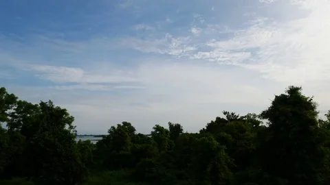 Timelapse cound on sky Stock Footage 78216328