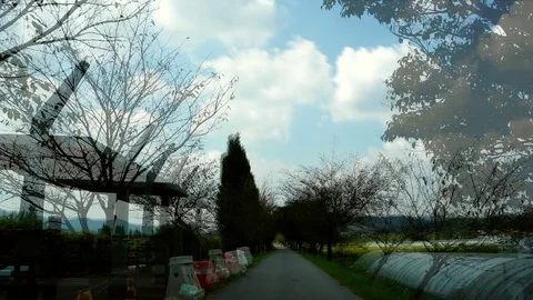 Timelapse Country road Jin-Cheon Stock Footage