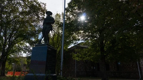 Timelapse of Courthouse in Van Buren MO Stock Footage 113741982