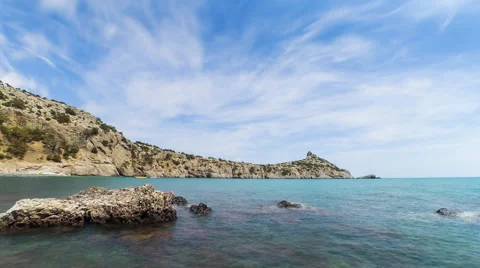 Timelapse of Crimea Stockbeeldmateriaal 64916164