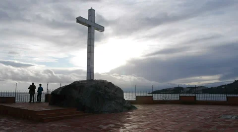 Timelapse on the cross Stock Footage 36034295