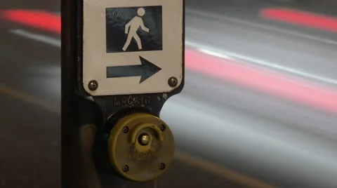 Timelapse crosswalk button Video stock 11605574