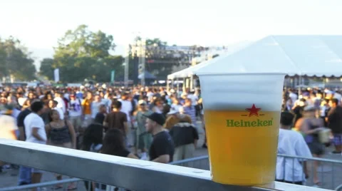 Timelapse Crowd Beer Stock Footage 41476455