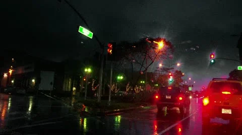 Timelapse Culver City drive Stock Footage