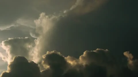 Timelapse cumulonimbus clouds Video stock 11540391