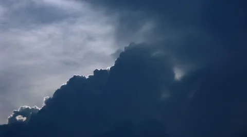 Timelapse cumulonimbus clouds Stockbeeldmateriaal 11599265