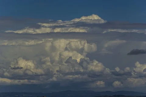 Timelapse Cumulonimbus Stock Footage 89682194