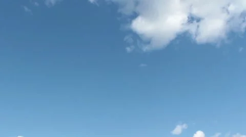 Timelapse of cumulus clouds Stock Footage 8652697