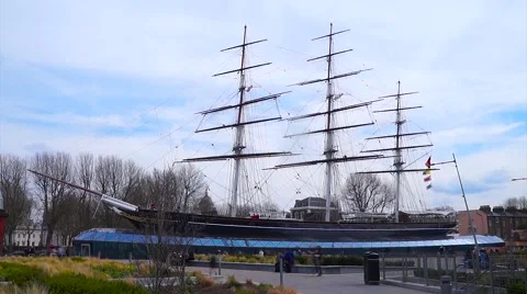 TimeLapse of the Cutty Shark in Greenwich 動画素材 61848165