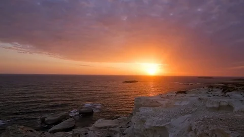Timelapse Cyprus sea Stock Footage 82650226