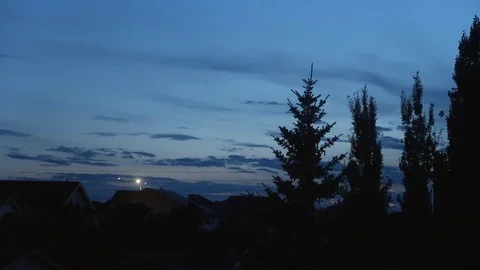 Timelapse of a Dark Blue Sky Vidéo 114209587