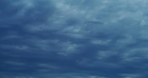 Timelapse of Dark Clouds Against Dusk Sky Stock Footage 308204288