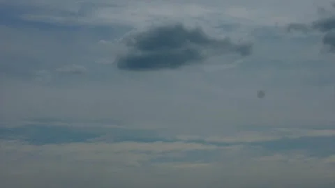 Timelapse dark clouds fast moving Stock Footage 241085604