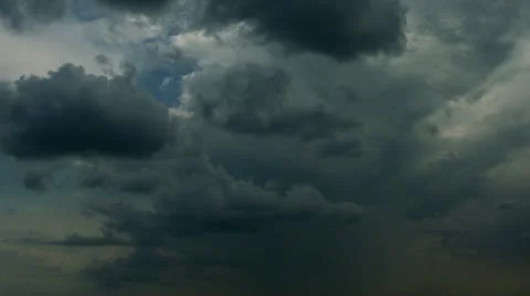 Timelapse dark clouds Video stock 11598276