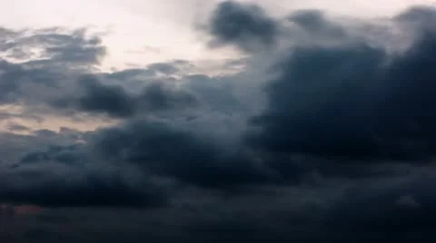 Timelapse dark clouds Stock-Footage 11598418