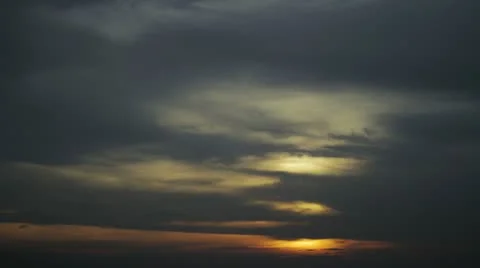Timelapse dark clouds Video stock 11600208