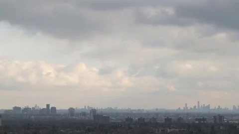 Timelapse of dark clouds Stock Footage 71558993