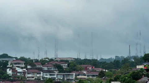 Timelapse of dark clouds Stock-Footage 211791073